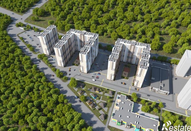 1-комн квартира в новом доме улица Южный Обход, 53В