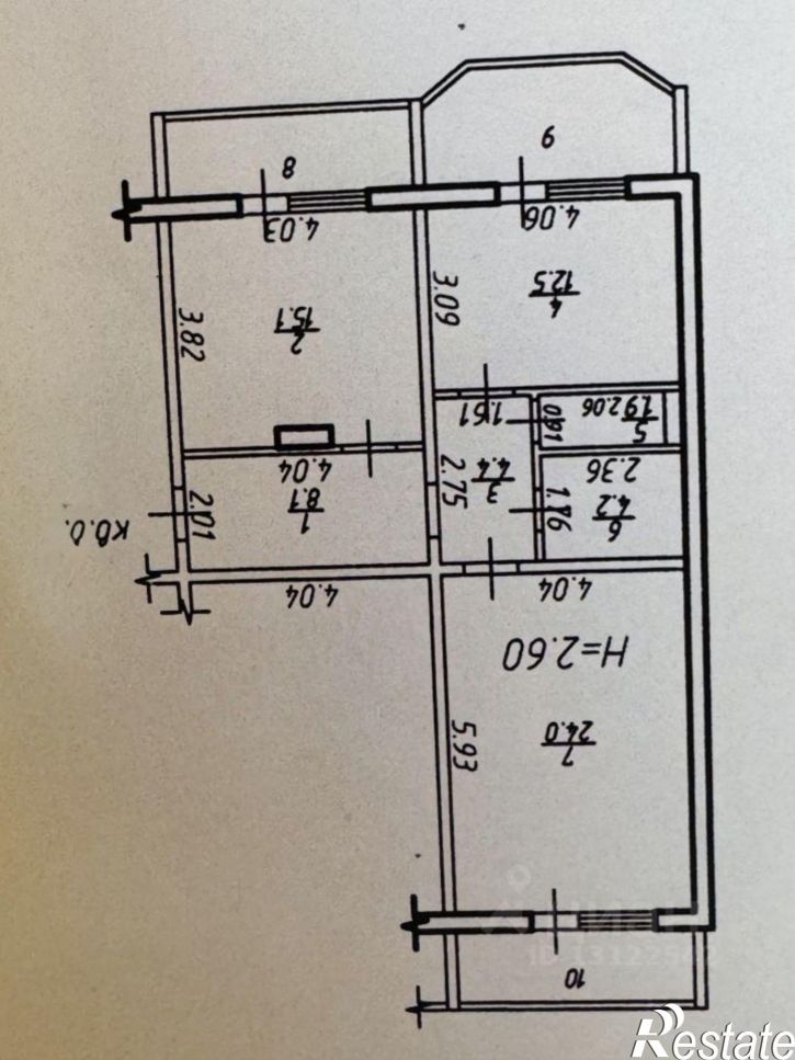 2-комн квартира пр-кт Кулакова, 49/3,  д. 49/3