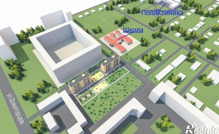 2-комн квартира улица Доваторцев, 86А,  д. 86А