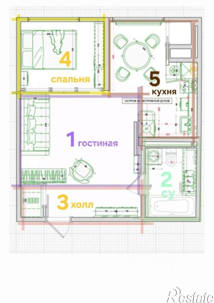 1-комн квартира Российский проспект, 18,  д. 18