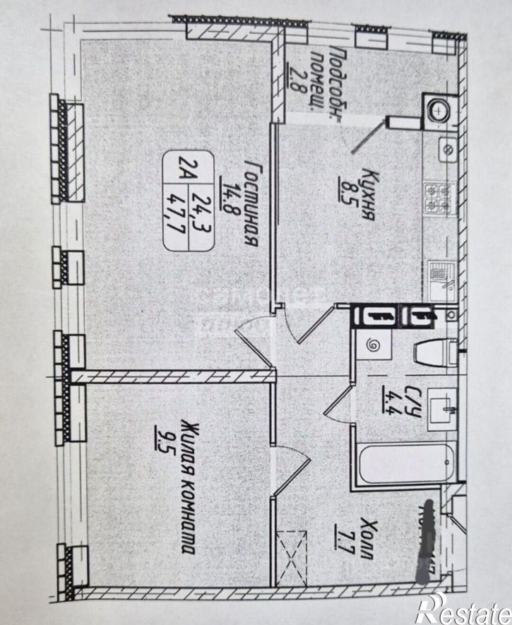 2-комн квартира Зелёный переулок, 16,  д. 16