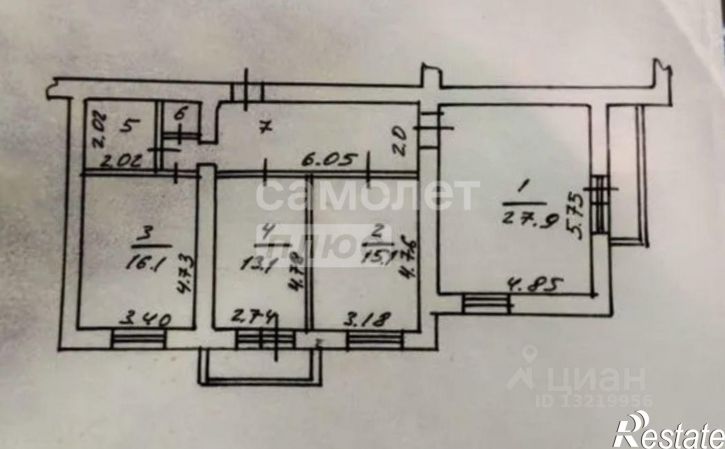 3-комн квартира улица 45-я Параллель, 22,  д. 22