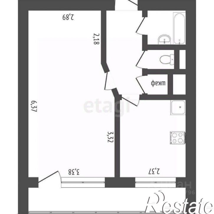 Комната Сельская улица, 24В,  д. 24В