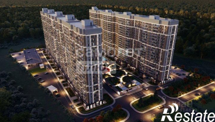 1-комн квартира в новом доме улица Матрены Наздрачевой, 3,  д. 3