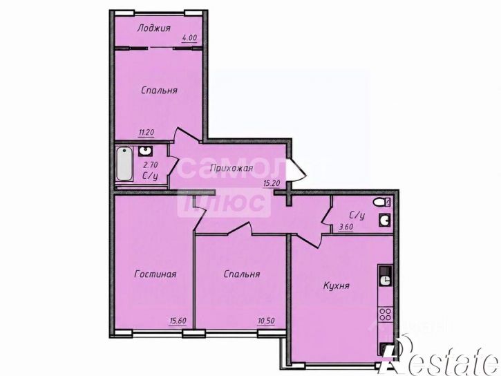 3-комн квартира улица Доваторцев, 82/2,  д. 82/2
