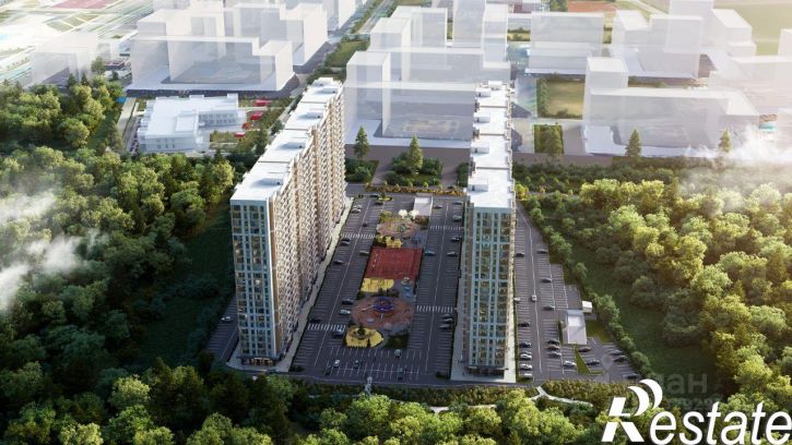 1-комн квартира в новом доме улица Матрены Наздрачевой, 3,  д. 3