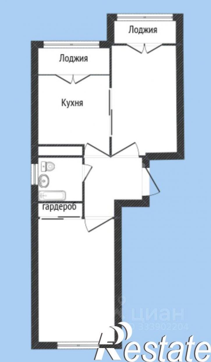 2-комн квартира Тюльпановая улица, 12,  д. 12