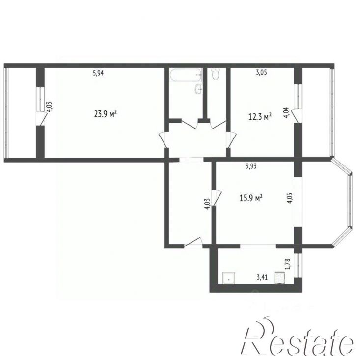 3-комн квартира Шпаковская улица, 76/9,  д. 76/9