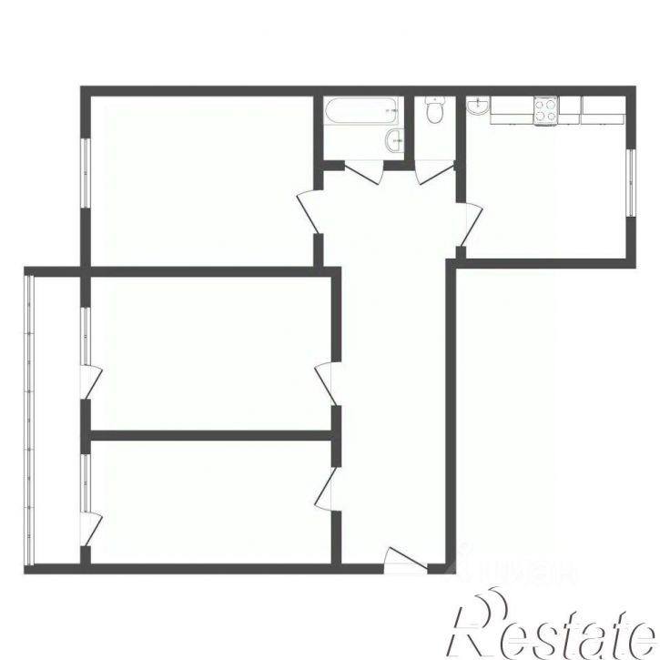 3-комн квартира улица Ленина, 301,  д. 301