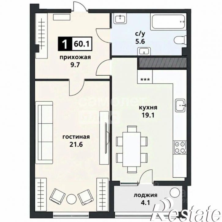 1-комн квартира улица Ленина, 423/1,  д. 423/1