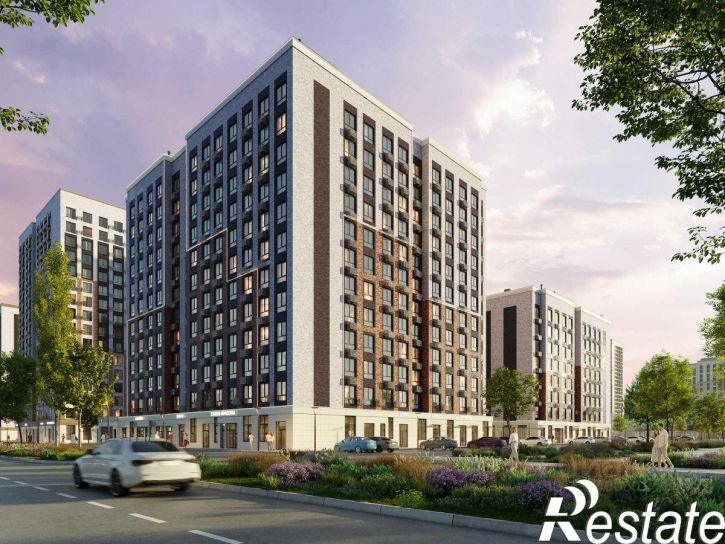 2-комн квартира в новом доме улица Андрея Голуба, 14 к2,  д. 14 к2