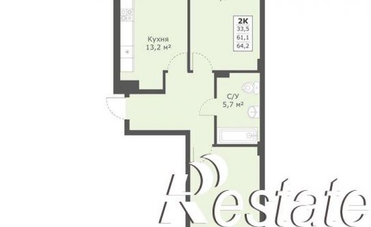 2-комн квартира в новом доме 3-й Юго-Западный проезд, 8 к3,  д. 8 к3