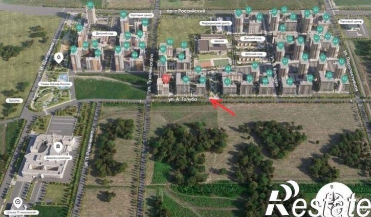 Торговое помещение улица Андрея Голуба