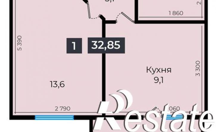1-комн квартира улица Южный Обход, 53В,  д. 53В