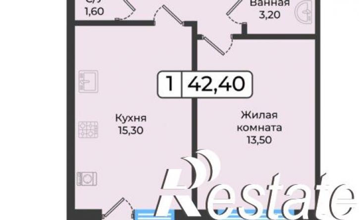 1-комн квартира в новом доме ул Рогожникова, 21,  д. 21