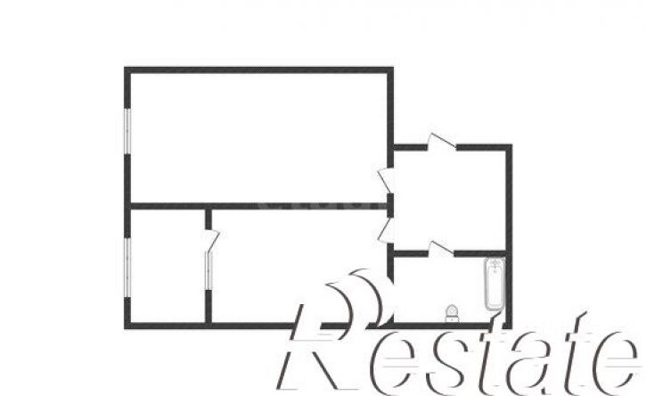 1-комн квартира улица Тухачевского, 33 к3,  д. 33 к3